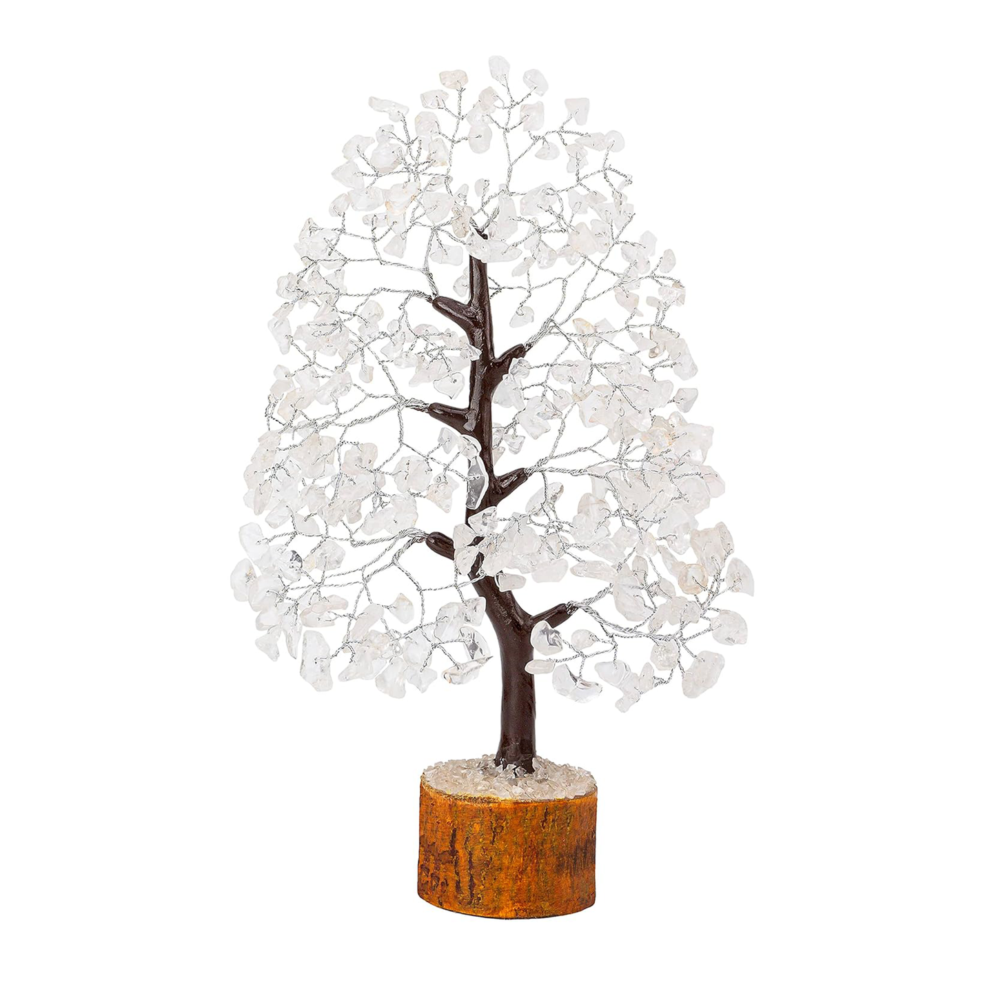 Clear Quartz Gemstone Crystal Tree of Life
