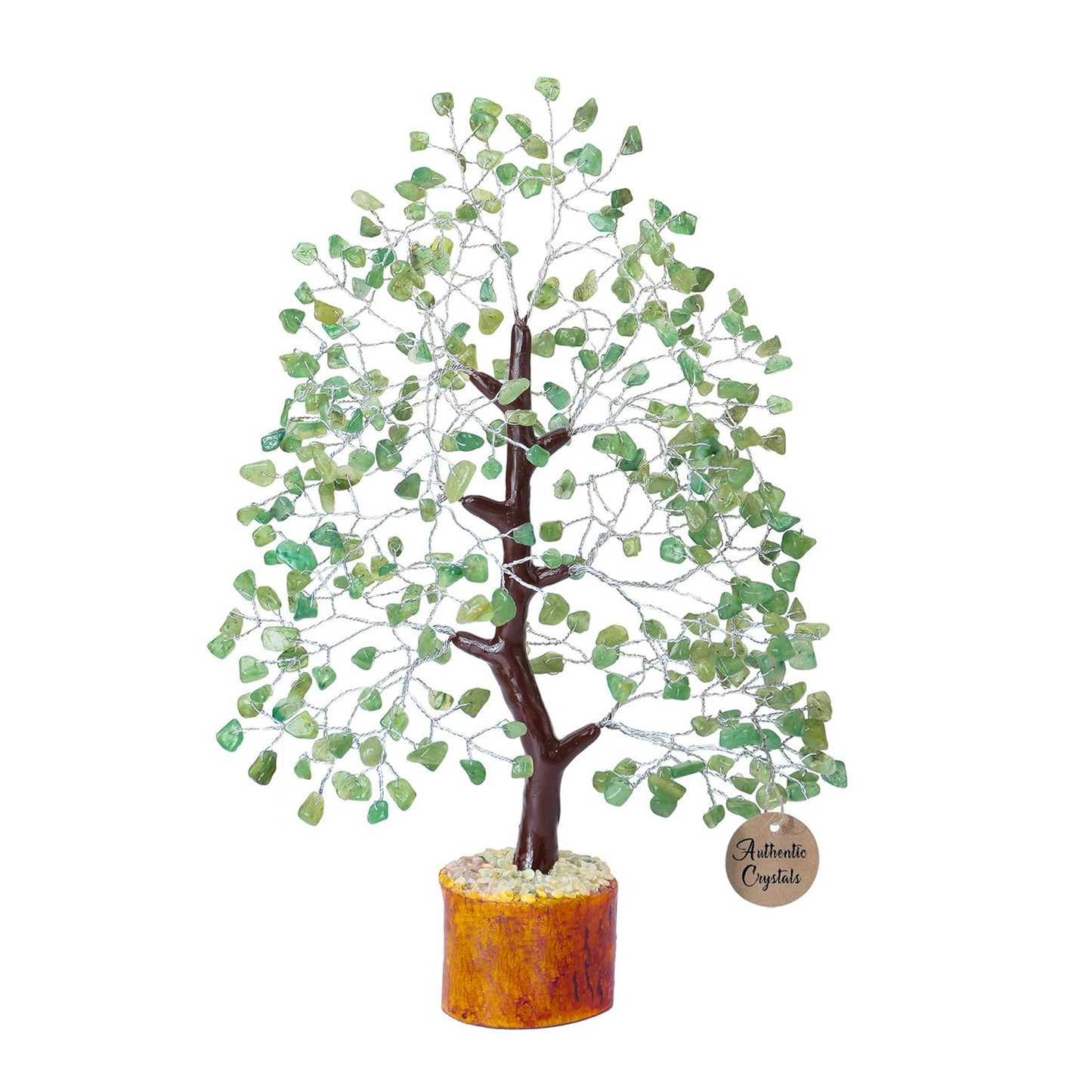 Jade Crystals Gemstone Tree of Life Showpiece