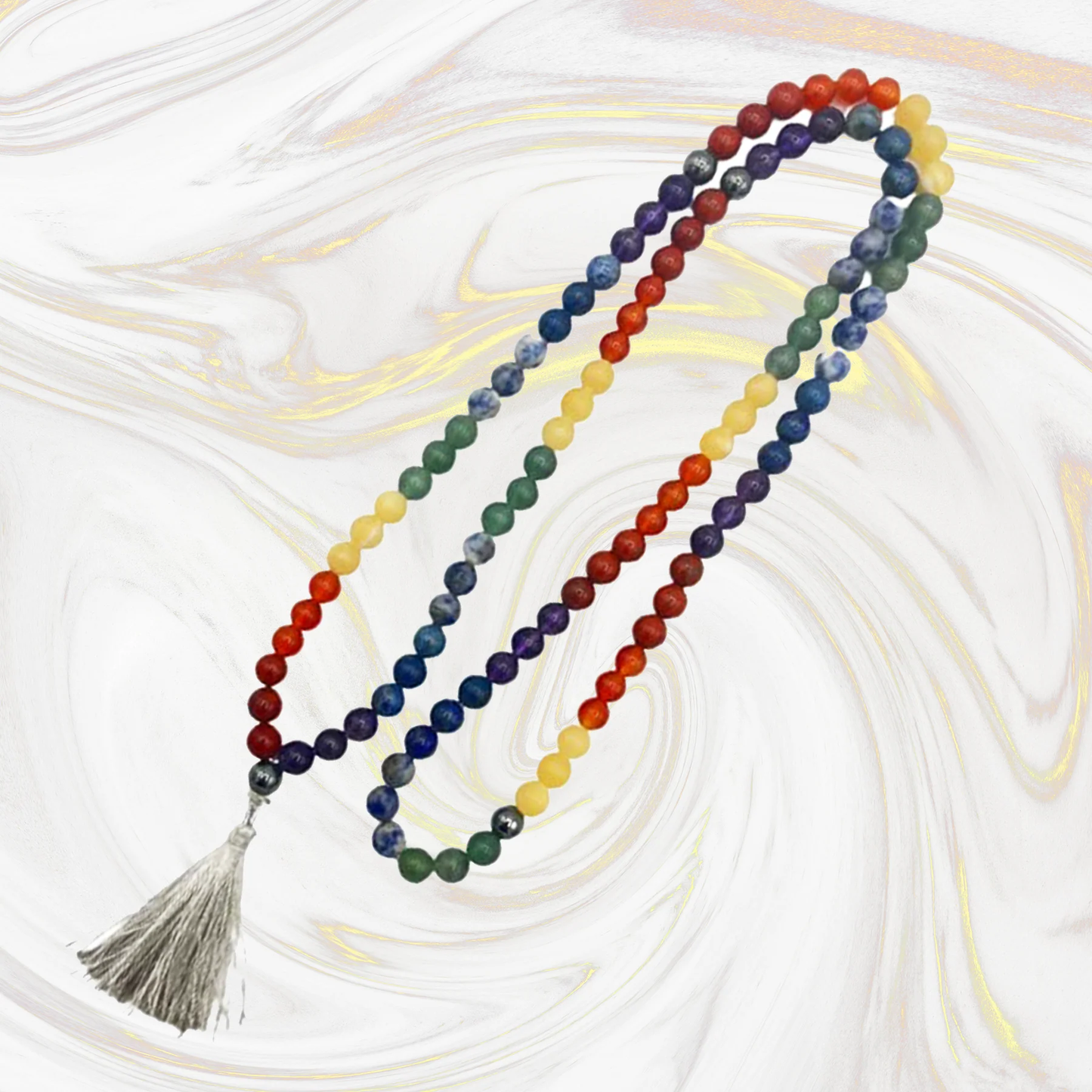 7 Chakra Jaap Mala 108 Beads