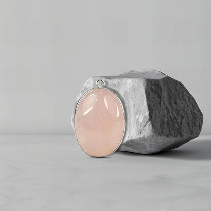 Rose Quartz Gemstone Pendant