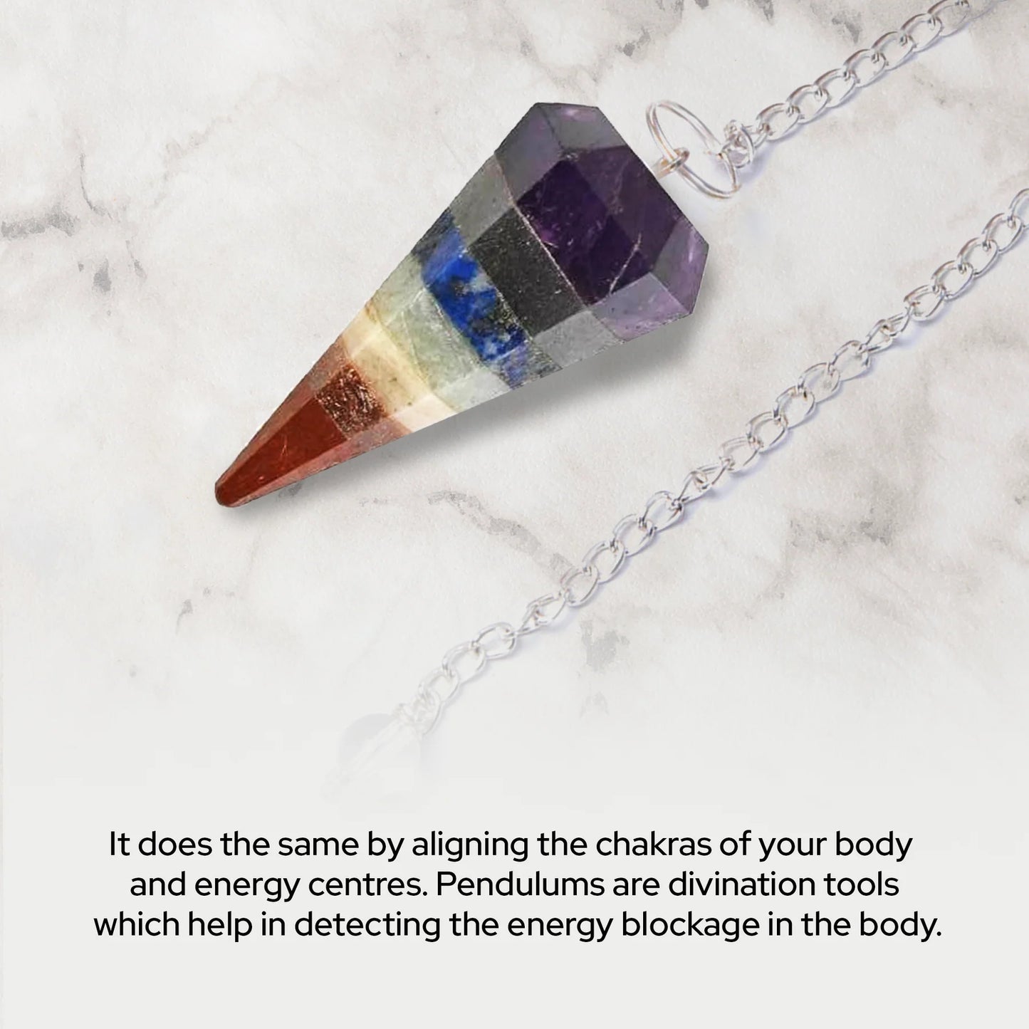 Amethyst Gemstone Pendulum