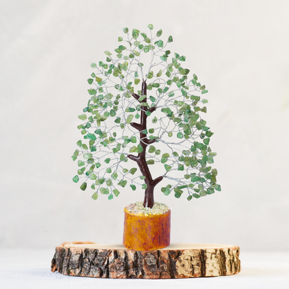 Jade Crystal Healing Gemstone Tree | For Fortune