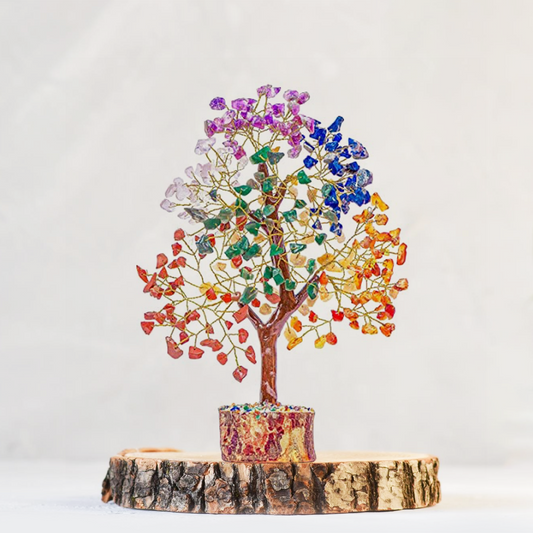 7 Chakra Crystal Healing Gemstone Tree | For Physical & Emotional Balance