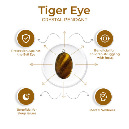 Tiger Eye Gemstone Pendant