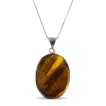 Tiger Eye Gemstone Pendant