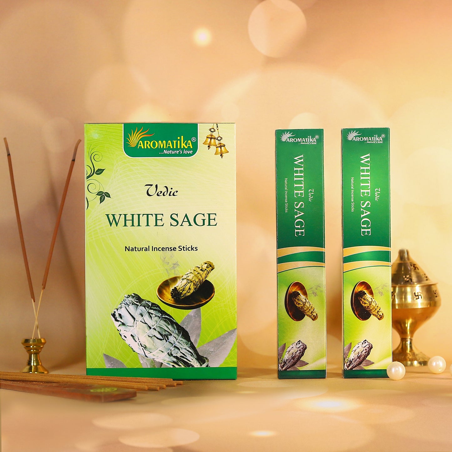 Vedic White Sage Incense Sticks