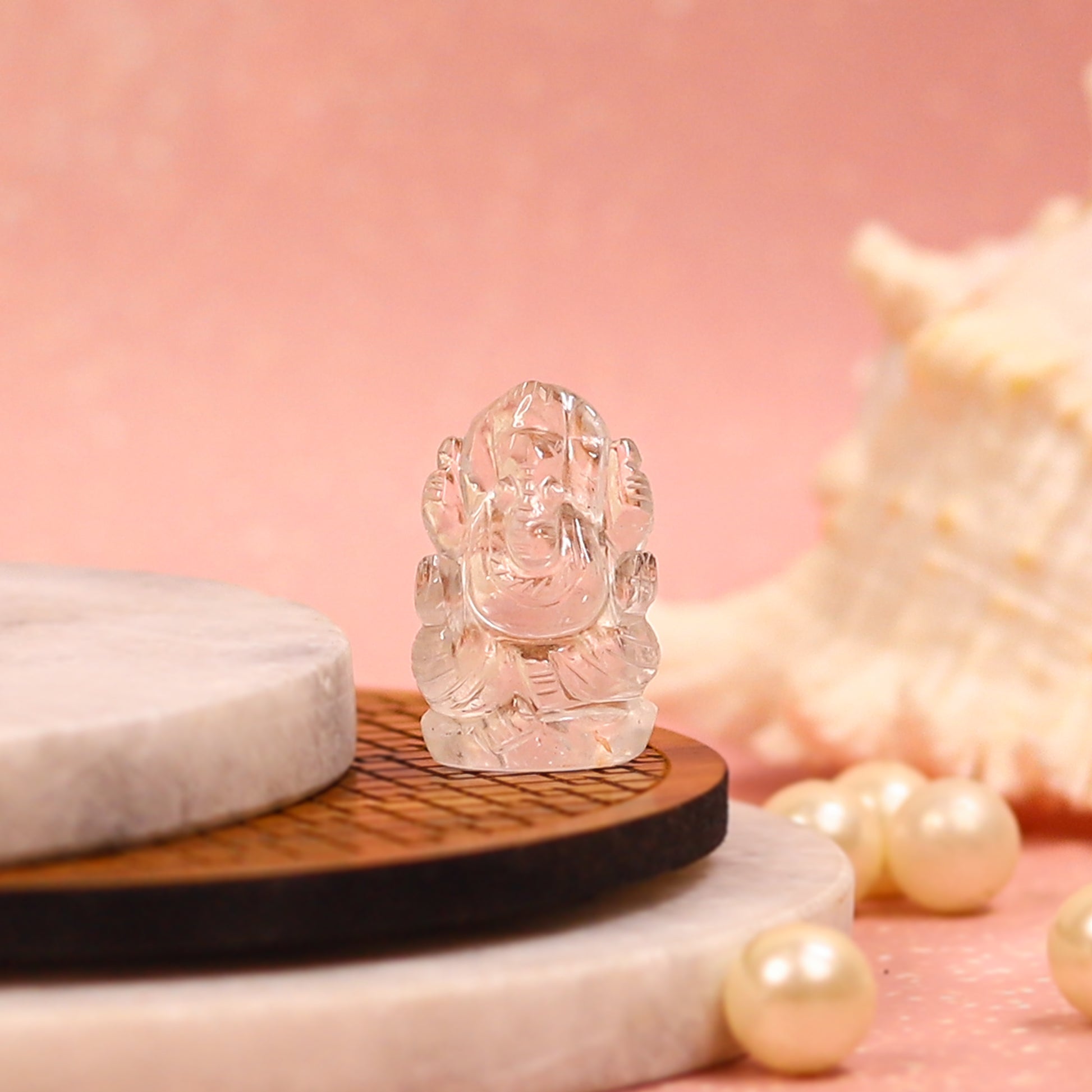 Clear Quartz Ganesh by Spiritual Sense