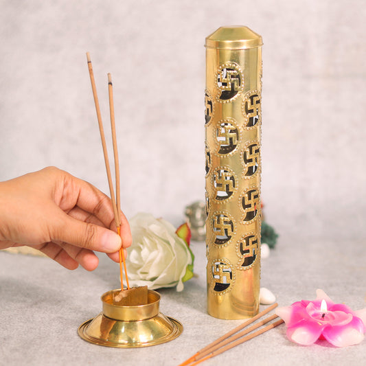 Brass Incense Sticks Tower Holder