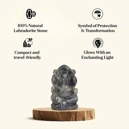 Labradorite Ganesh