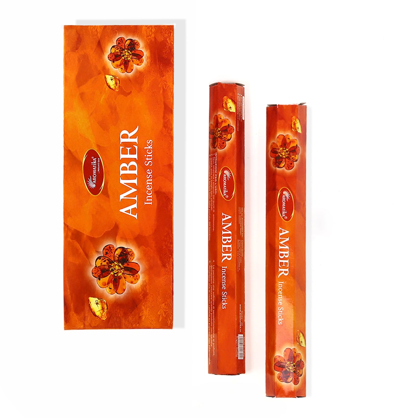 Calming Atmosphere with Amber Incense Sticks