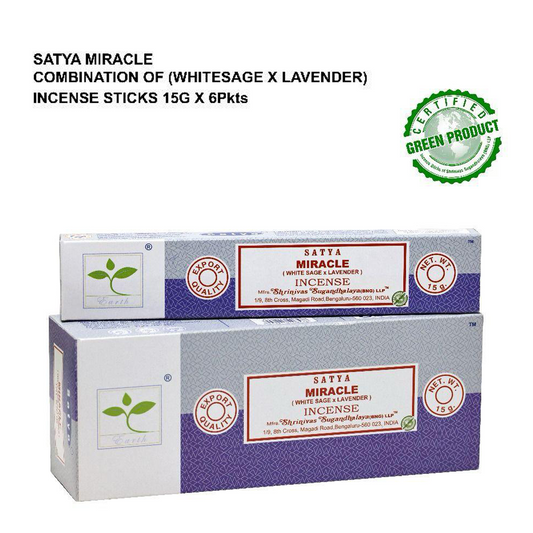 Satya Miracle (White Sage x Lavender) 15g x 6 Packs