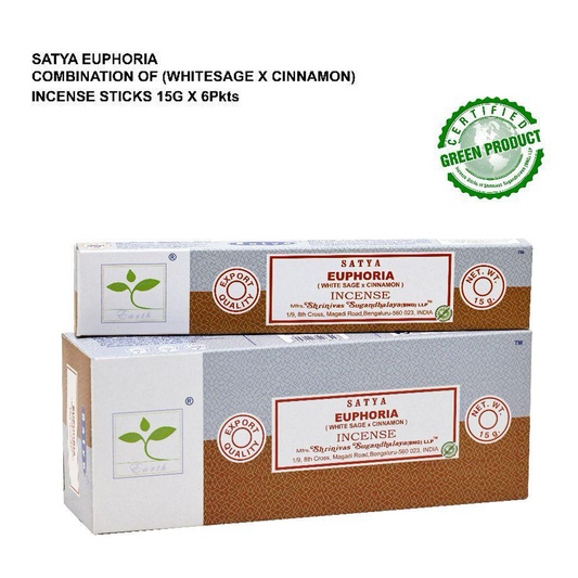 Satya Euphoria (White Sage x Cinnamon) 15g x 6 Packs